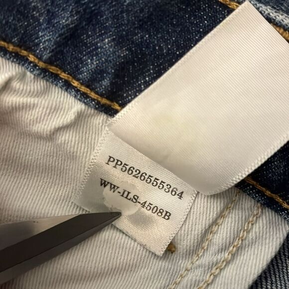 Everlane The Cheeky Jean Crop Ankle Women’s 35 Waist Raw Hem Curvy - Picture 8 of 10